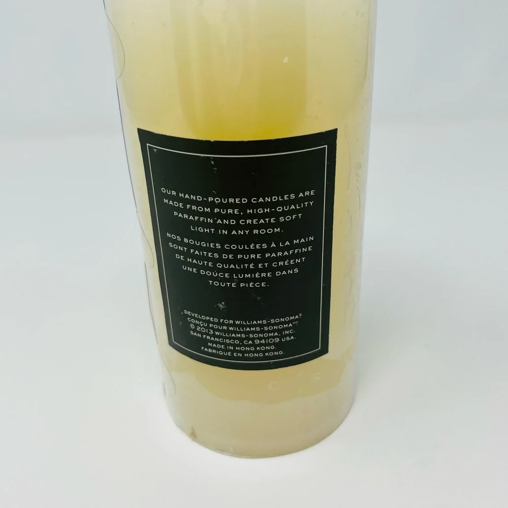 NWT Williams Sonoma Pillar Candle